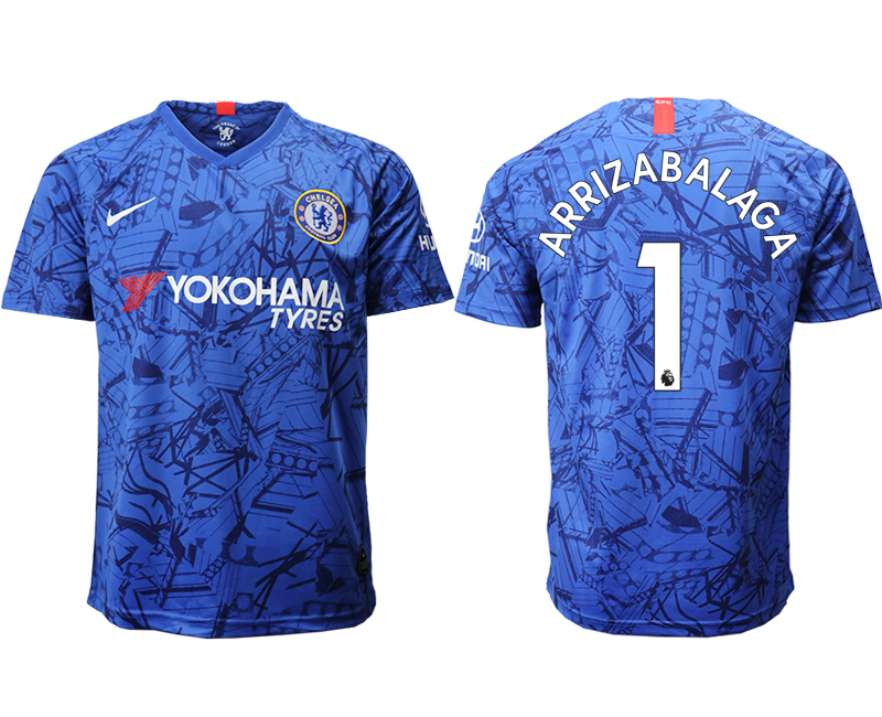 2019-20 Chelsea FC 1 ARRIZABALAGA Home Thailand Soccer Jersey - Click Image to Close