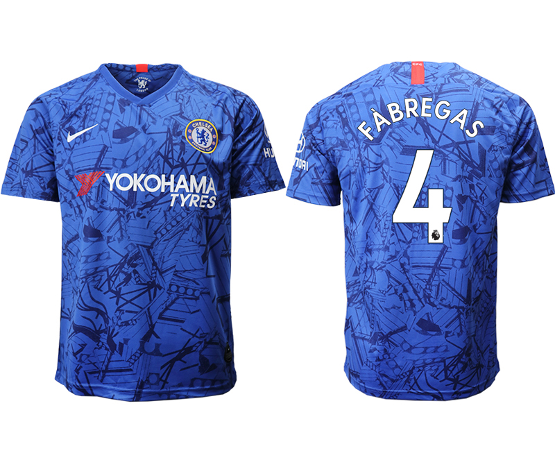 2019-20 Chelsea FC 4 FABREGAS Home Thailand Soccer Jersey - Click Image to Close