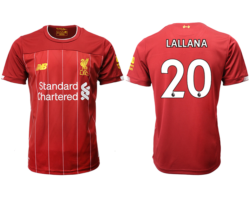 2019-20 Liverpool 20 LALLANA Home Thailand Soccer Jersey