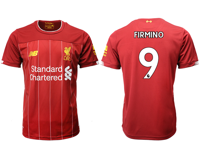 2019-20 Liverpool 9 FIRMINO Home Thailand Soccer Jersey