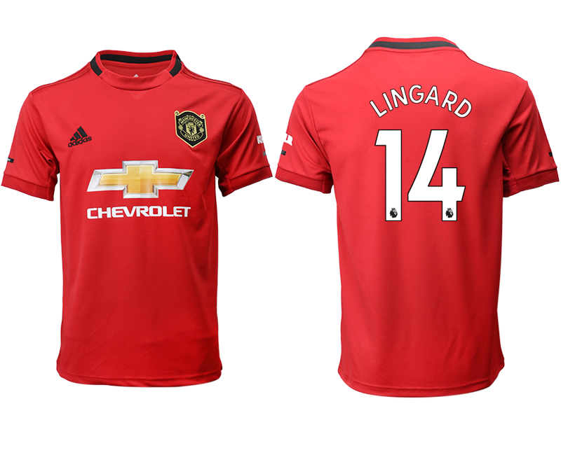 2019-20 Manchester United 14 LINGARD Home Thailand Soccer Jersey