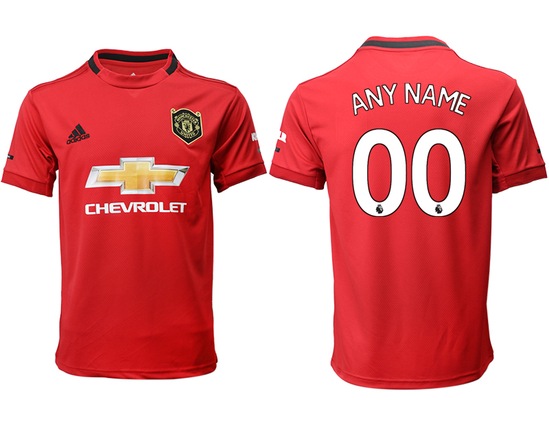 2019-20 Manchester United Customized Home Thailand Soccer Jersey