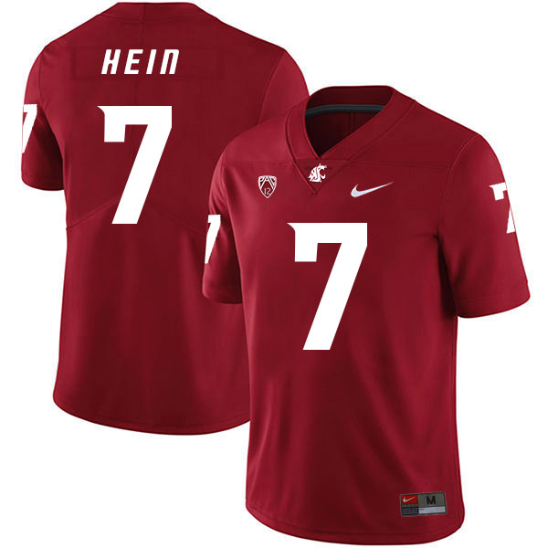 Washington State Cougars 7 Mel Hein Red College Football Jersey