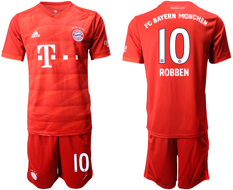 2019-20 Bayern Munich 10 ROBBEN Home Soccer Jersey