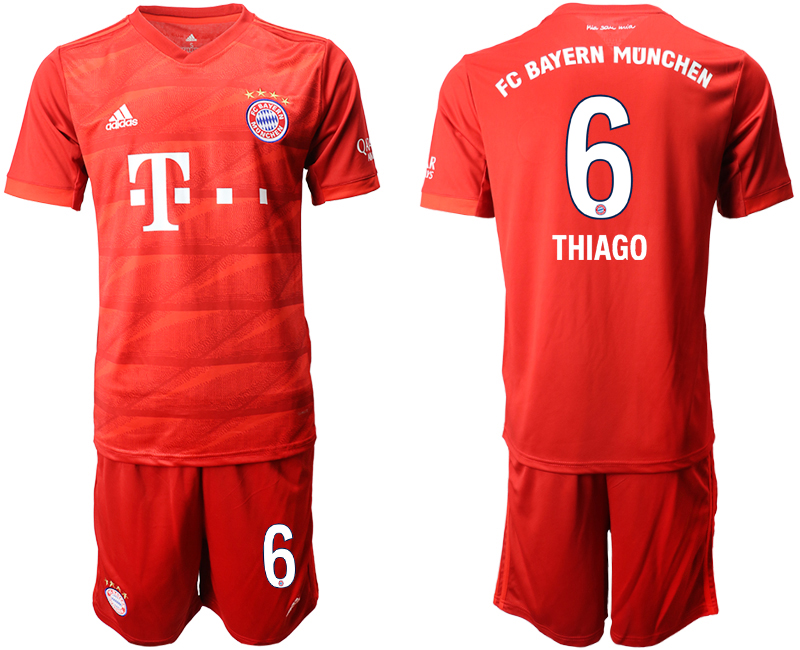 2019-20 Bayern Munich 6 THIAGO Home Soccer Jersey