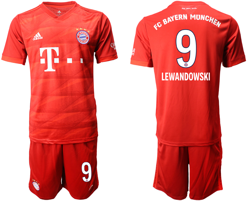 2019-20 Bayern Munich 9 LEWANDOWSKI Home Soccer Jersey