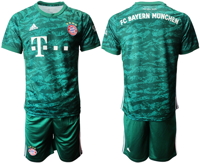 2019-20 Bayern Munich Green Goalkeeper Soccer Jersey - Click Image to Close