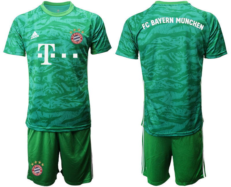 2019-20 Bayern Munich Green Goalkeeper Soccer Jerseys - Click Image to Close