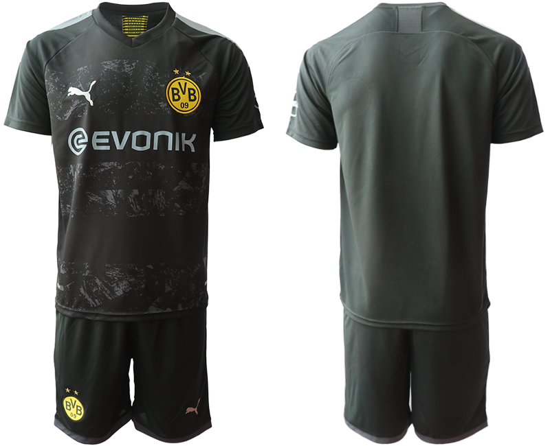 2019-20 Dortmund Away Soccer Jersey - Click Image to Close