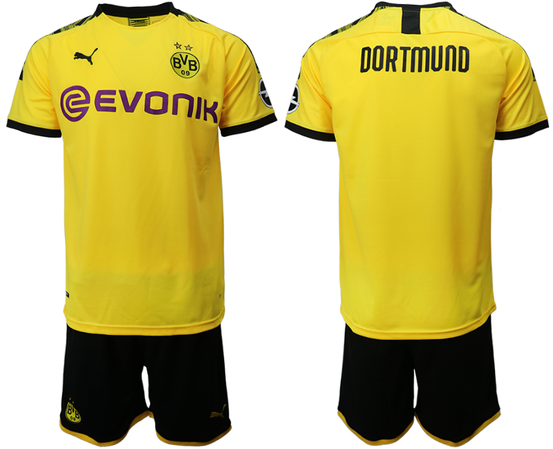 2019-20 Dortmund Home Soccer Jersey