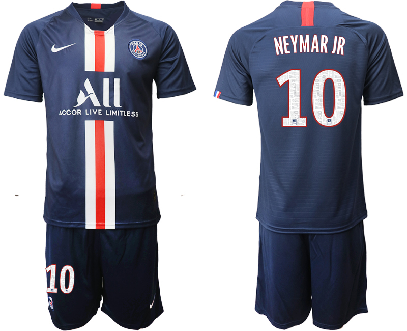 2019-20 Paris Saint-Germain 10 NEYMAR JR Home Soccer Jersey - Click Image to Close