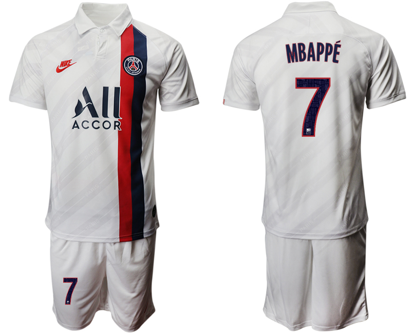 2019-20 Paris Saint-Germain 7 MBAPPE Third Away Soccer Jersey - Click Image to Close