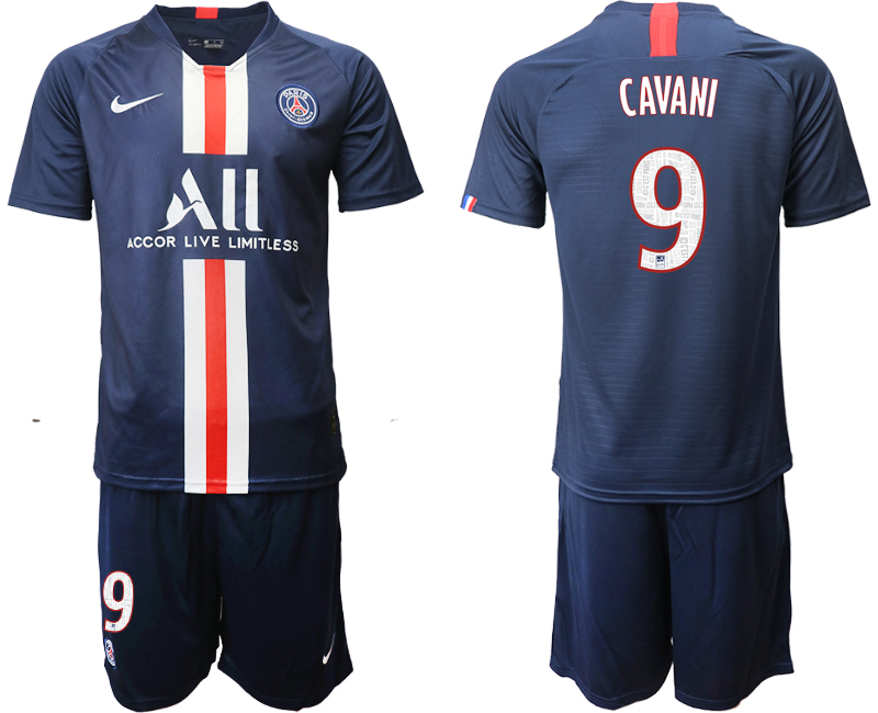 2019-20 Paris Saint-Germain 9 CAVANI Home Soccer Jersey - Click Image to Close
