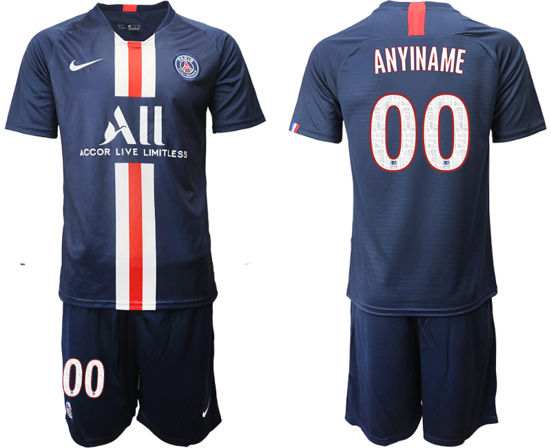 2019-20 Paris Saint-Germain Customized Home Soccer Jersey