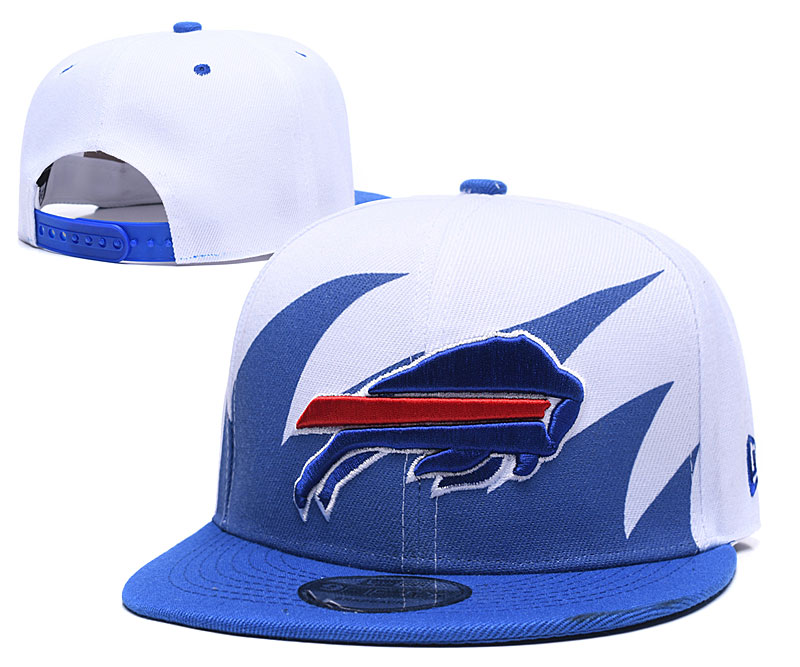 Bills Team Logo White Royal Adjustable Hat GS