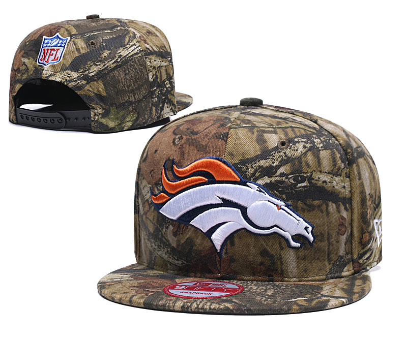 Broncos Team Logo Camo Adjustable Hat LT