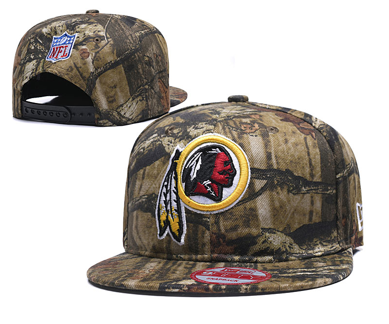Redskins Team Logo Camo Adjustable Hat LT
