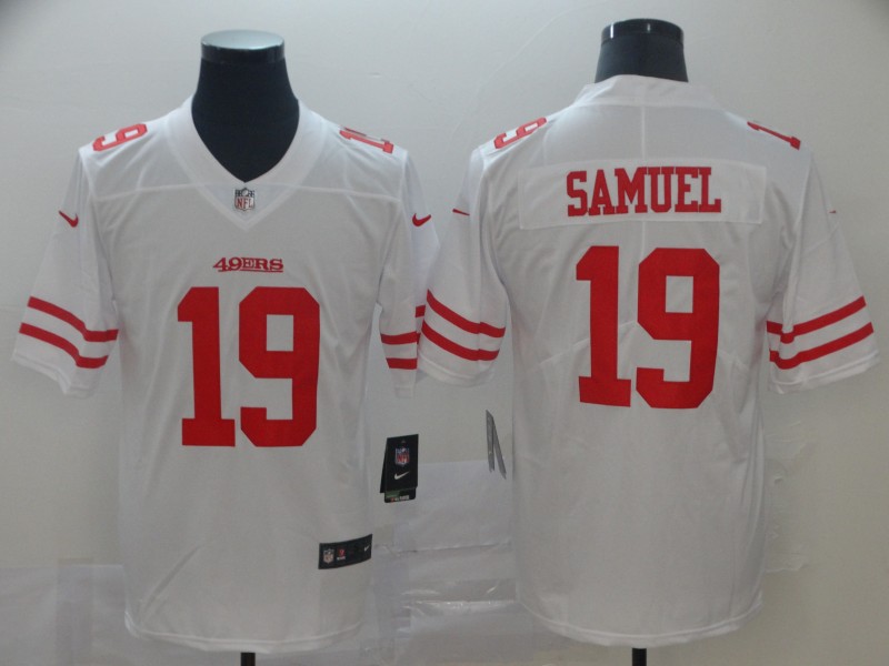Nike 49ers 19 Deebo Samuel White Vapor Untouchable Limited Jesey - Click Image to Close