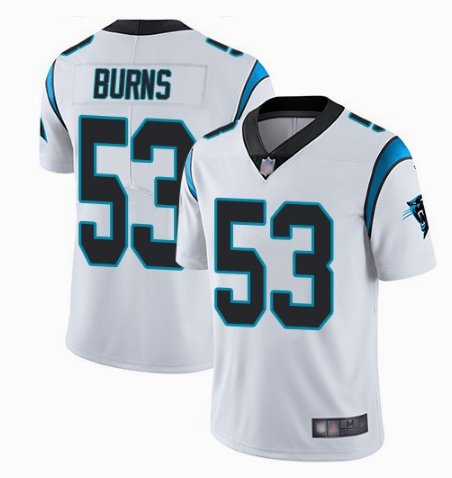 Nike Panthers 53 Brian Burns White Vapor Untouchable Limited Jersey