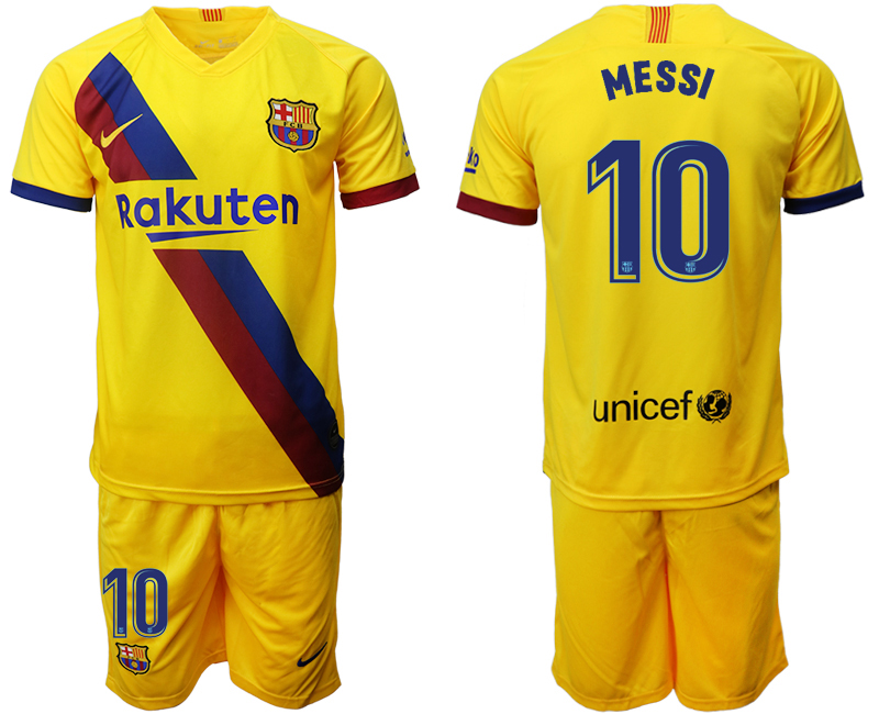 2019-20 Barcelona 10 MESSI Away Soccer Jersey