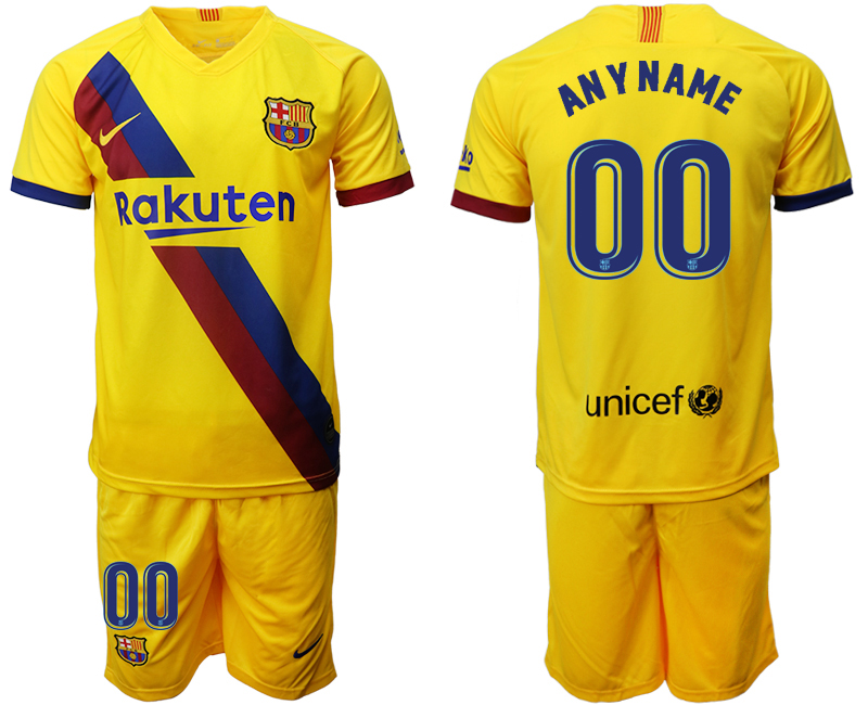 2019-20 Barcelona Customized Away Soccer Jersey