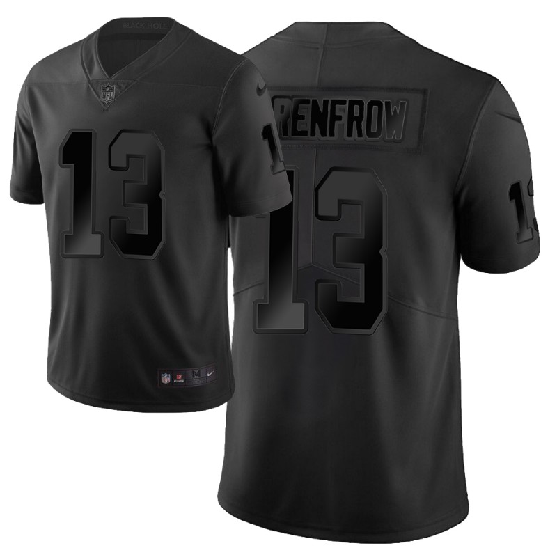 Nike Raiders 13 Hunter Renfrow Black City Edition Vapor Untouchable Limited Jersey - Click Image to Close