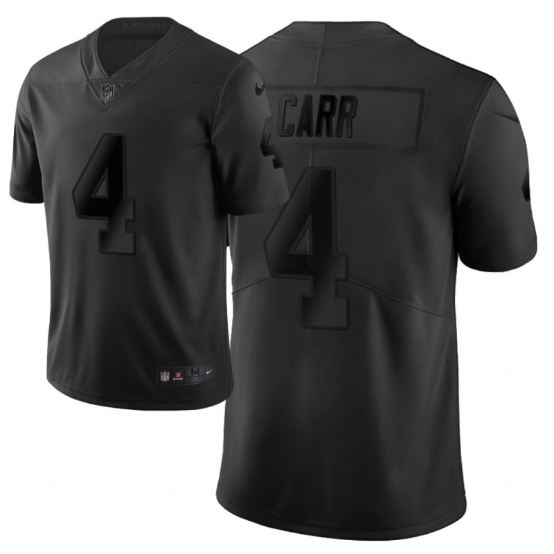 Nike Raiders 4 Derek Carr Black City Edition Vapor Untouchable Limited Jersey