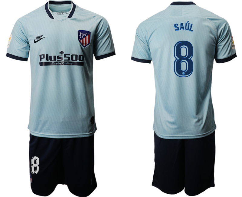 2019-20 Atletico Madrid 8 SAUL Third Away Soccer Jersey