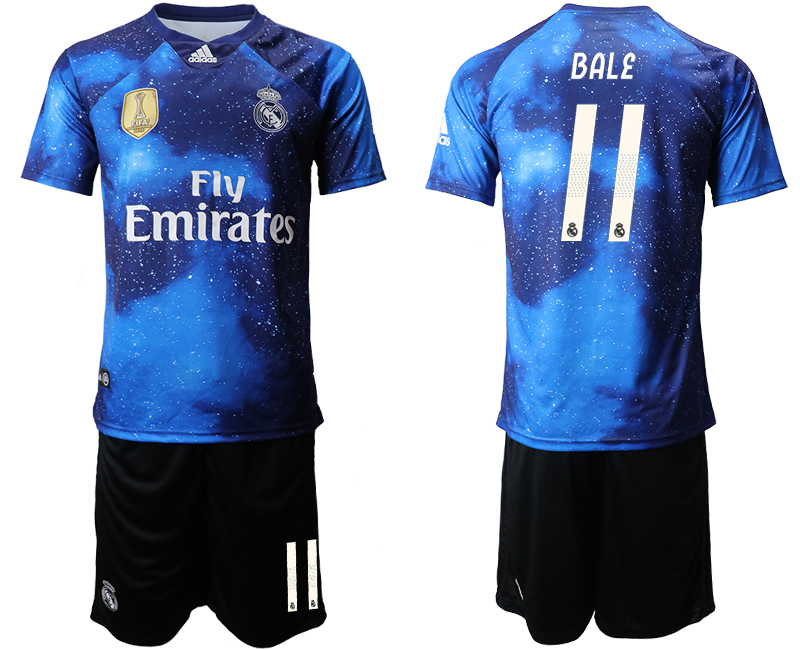 2019-20 Real Madrid 11 BALE Away Soccer Jersey