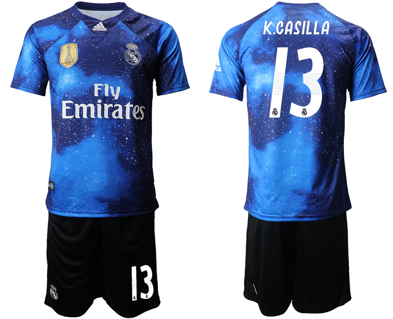 2019-20 Real Madrid 13 K.CASILLA Away Soccer Jersey