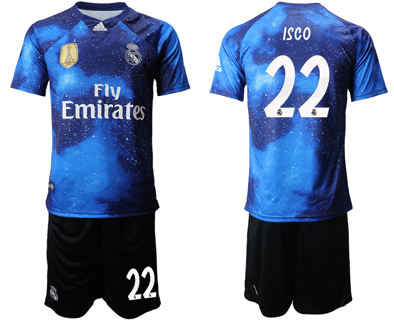 2019-20 Real Madrid 22 ISCO Away Soccer Jersey
