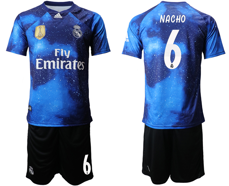 2019-20 Real Madrid 6 NACHO Away Soccer Jersey