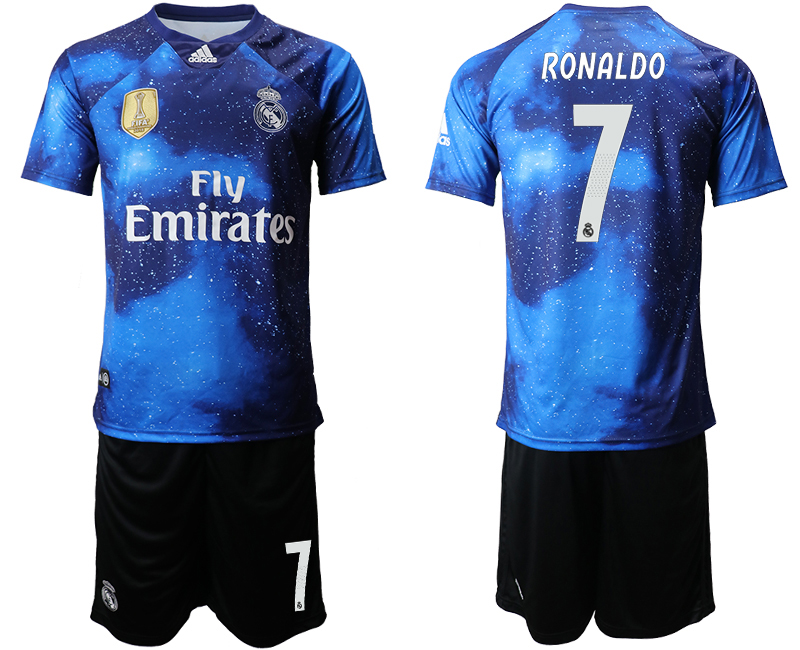 2019-20 Real Madrid 7 RONALDO Away Soccer Jersey