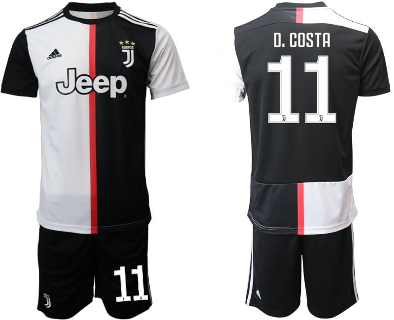 2019-20 Juventus FC 11 D. COSTA Home Soccer Jersey