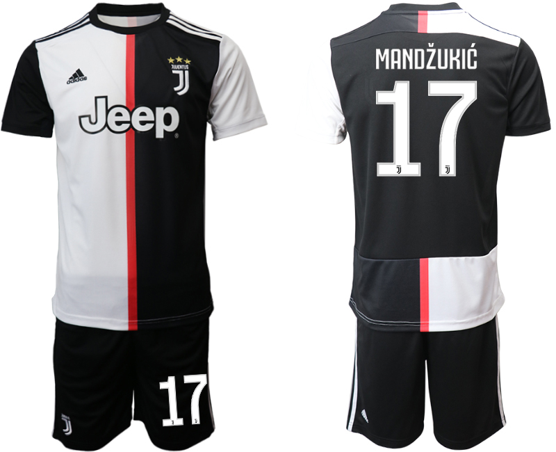 2019-20 Juventus FC 17 MANDZUKIC Home Soccer Jersey