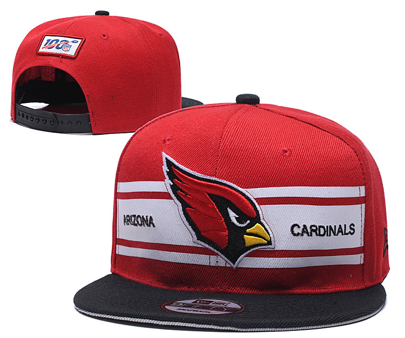 Arizona Cardinals Team Logo Red 100th Season Adjustable Hat YD