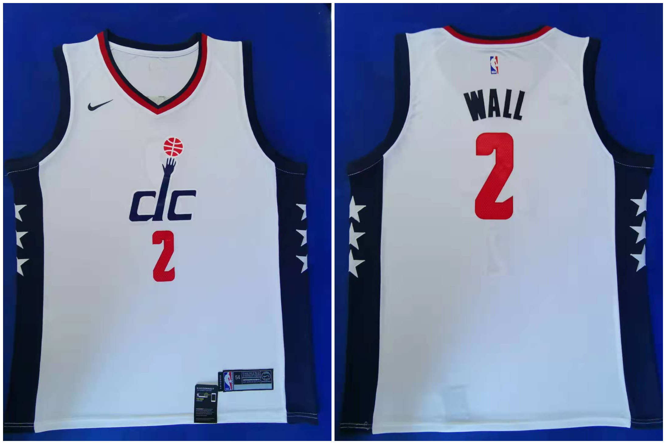 Wizards 2 John Wall White 2019-20 City Edition Nike Swingman Jersey
