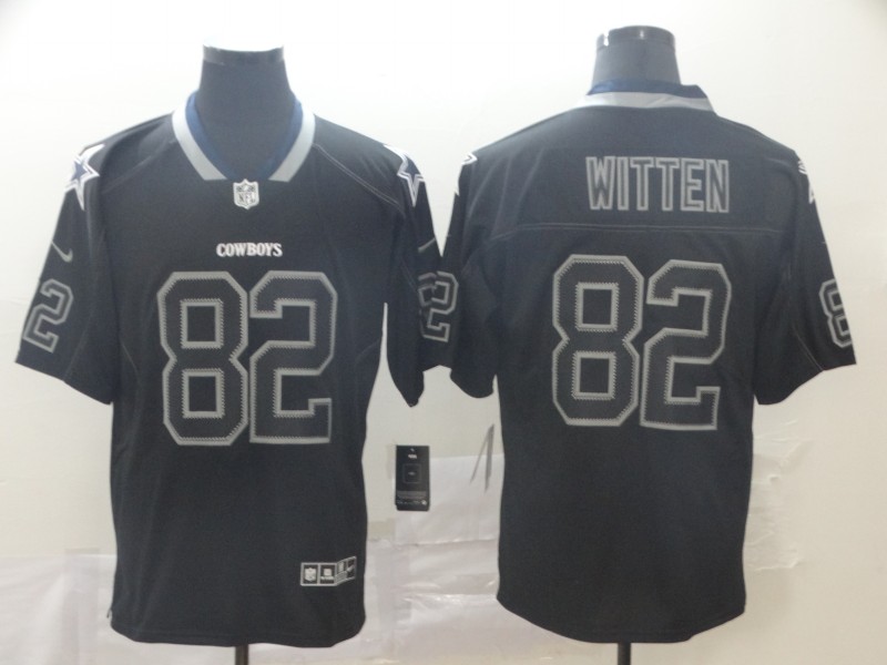 Nike Cowboys 82 Jason Witten Black Shadow Legend Limited Jersey