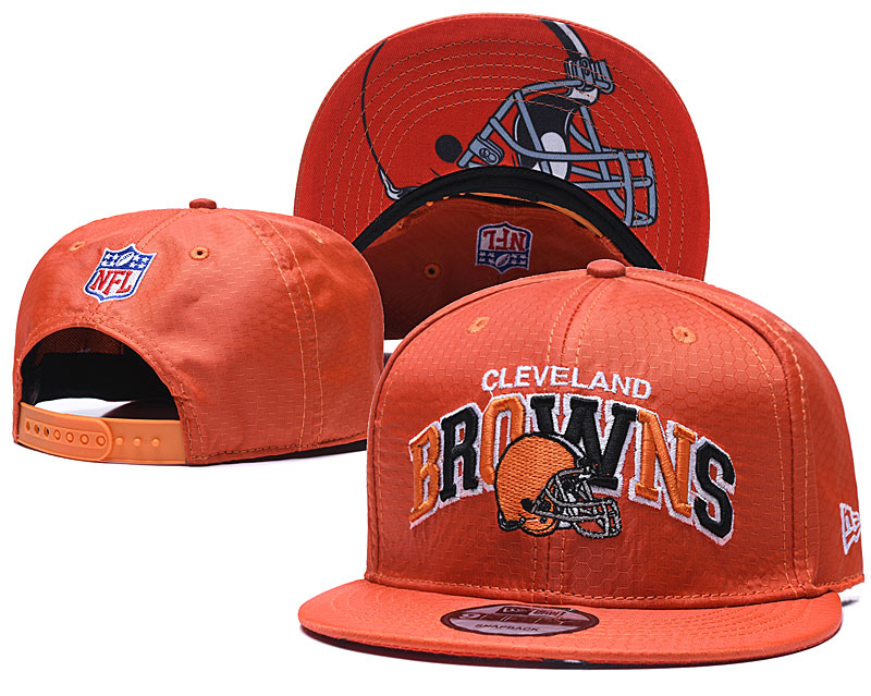 Browns Team Logo Orange Adjustable Hat TX