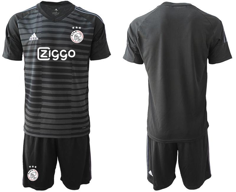 2019-20 AFC Ajax Black Goalkeeper Soccer Jersey