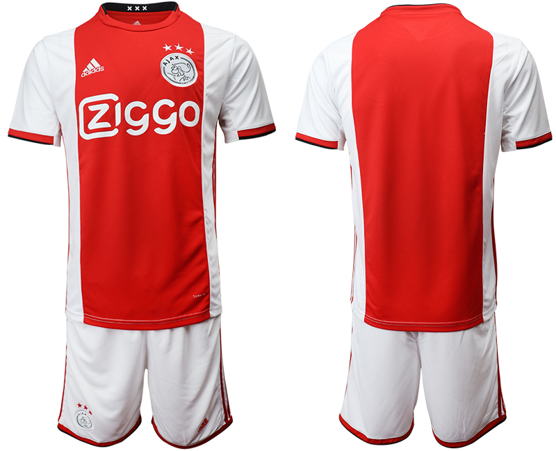 2019-20 AFC Ajax Home Soccer Jersey - Click Image to Close