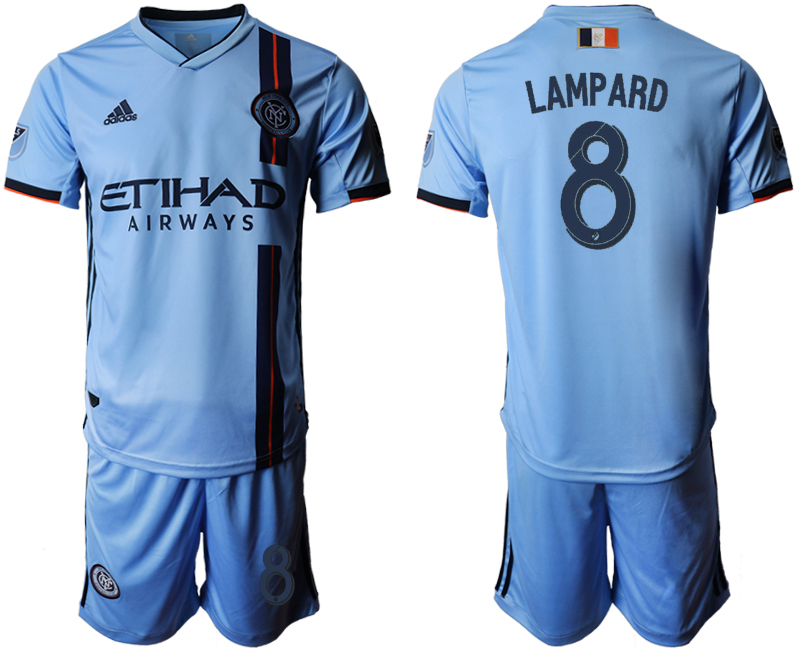 2019-20 New York City FC 8 LAMPARD Home Soccer Jersey