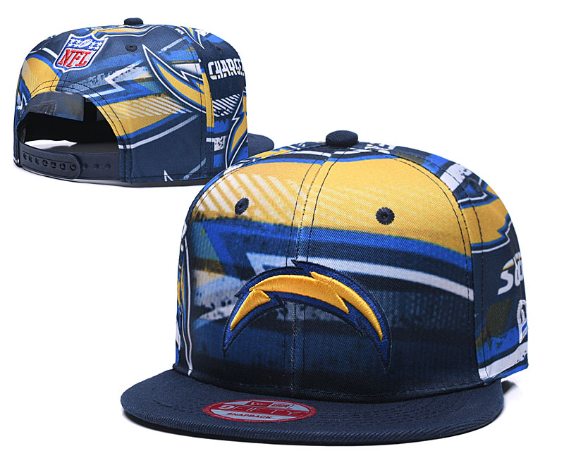 Chargers Team Logo Navy Adjustable Hat TX - Click Image to Close