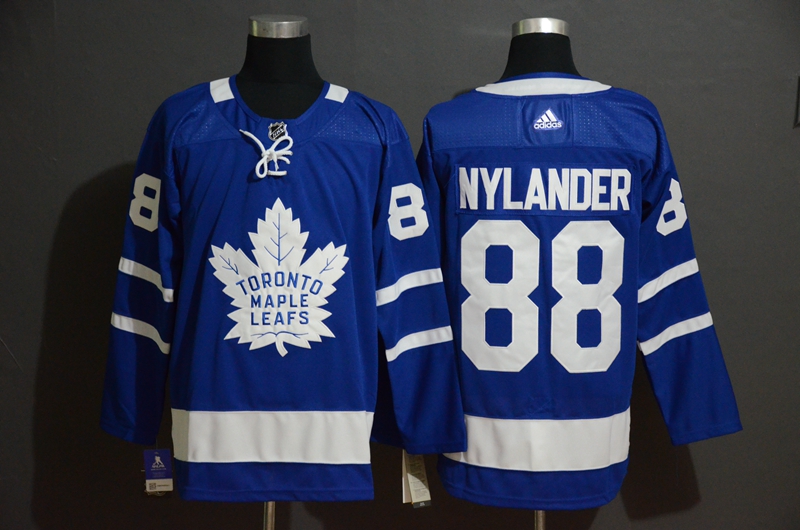 Maple Leafs 88 William Nylander Blue Adidas Jersey