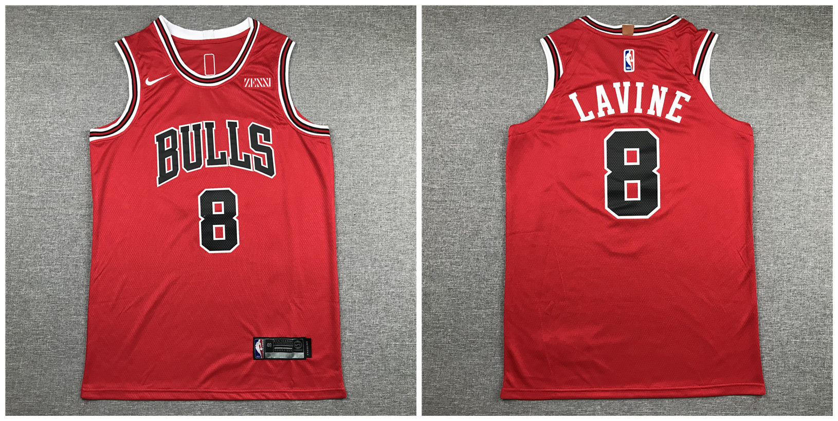Bulls 8 Zach Lavine Red 2019-20 City Edition Nike Authentic Jersey