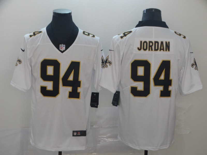 Nike Saints 94 Cameron Jordan White Vapor Untouchable Limited Jersey