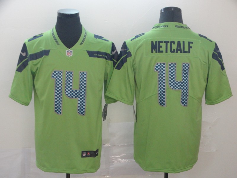 Nike Seahawks 14 D.K. Metcalf Green Vapor Untouchable Limited Jersey