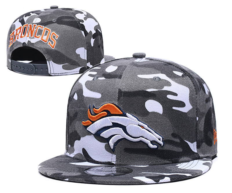 Broncos Team Logo Camo Adjustable Hat GS