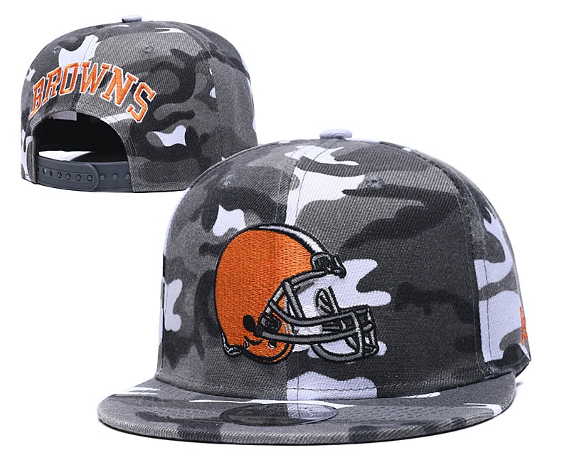 Browns Team Logo Camo Adjustable Hat GS