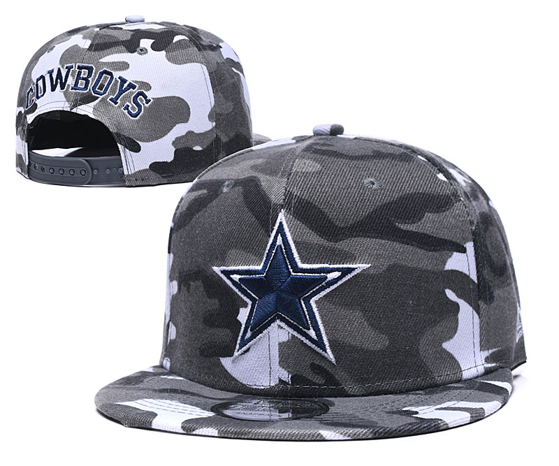 Cowboys Team Logo Camo Adjustable Hat GS